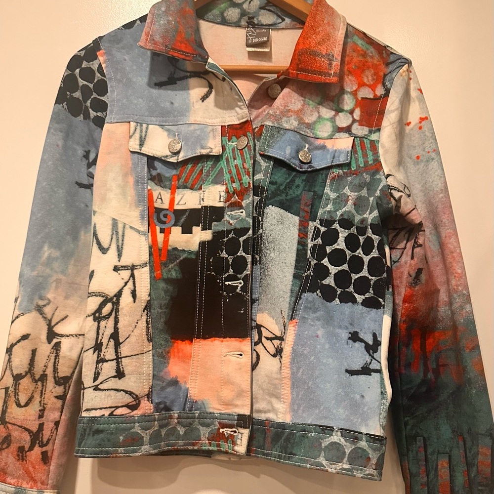 Dolcezza Canadian Designer multicolor jacket